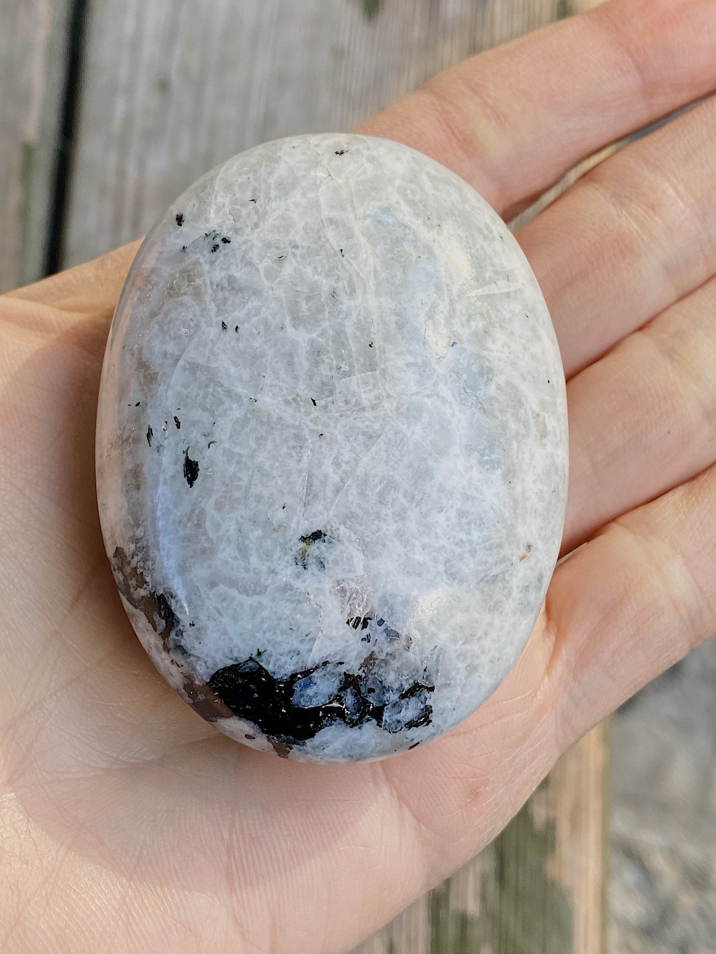 MOONstone Palm Stone