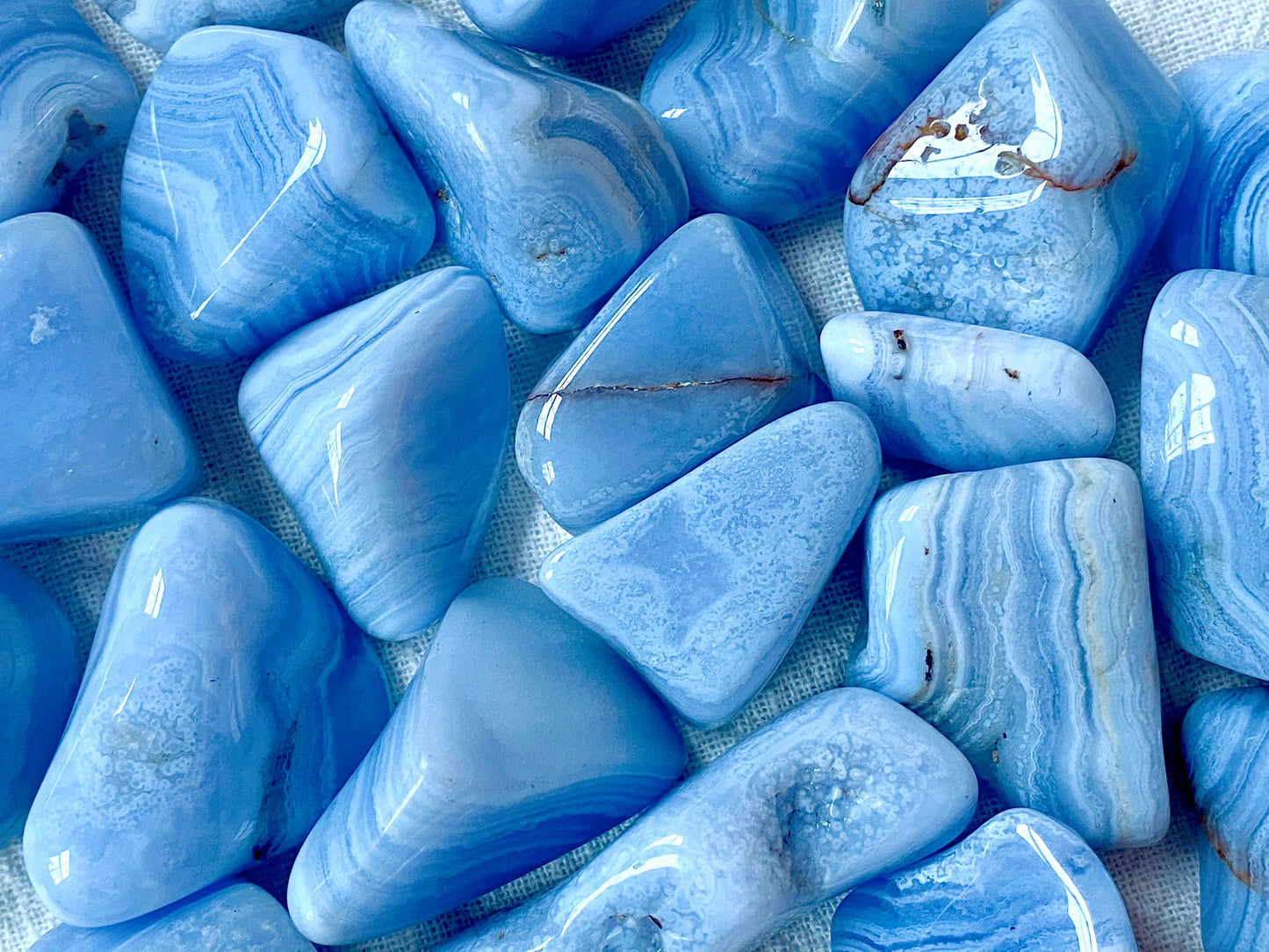 ☆ BLUE LACE AGATE A+