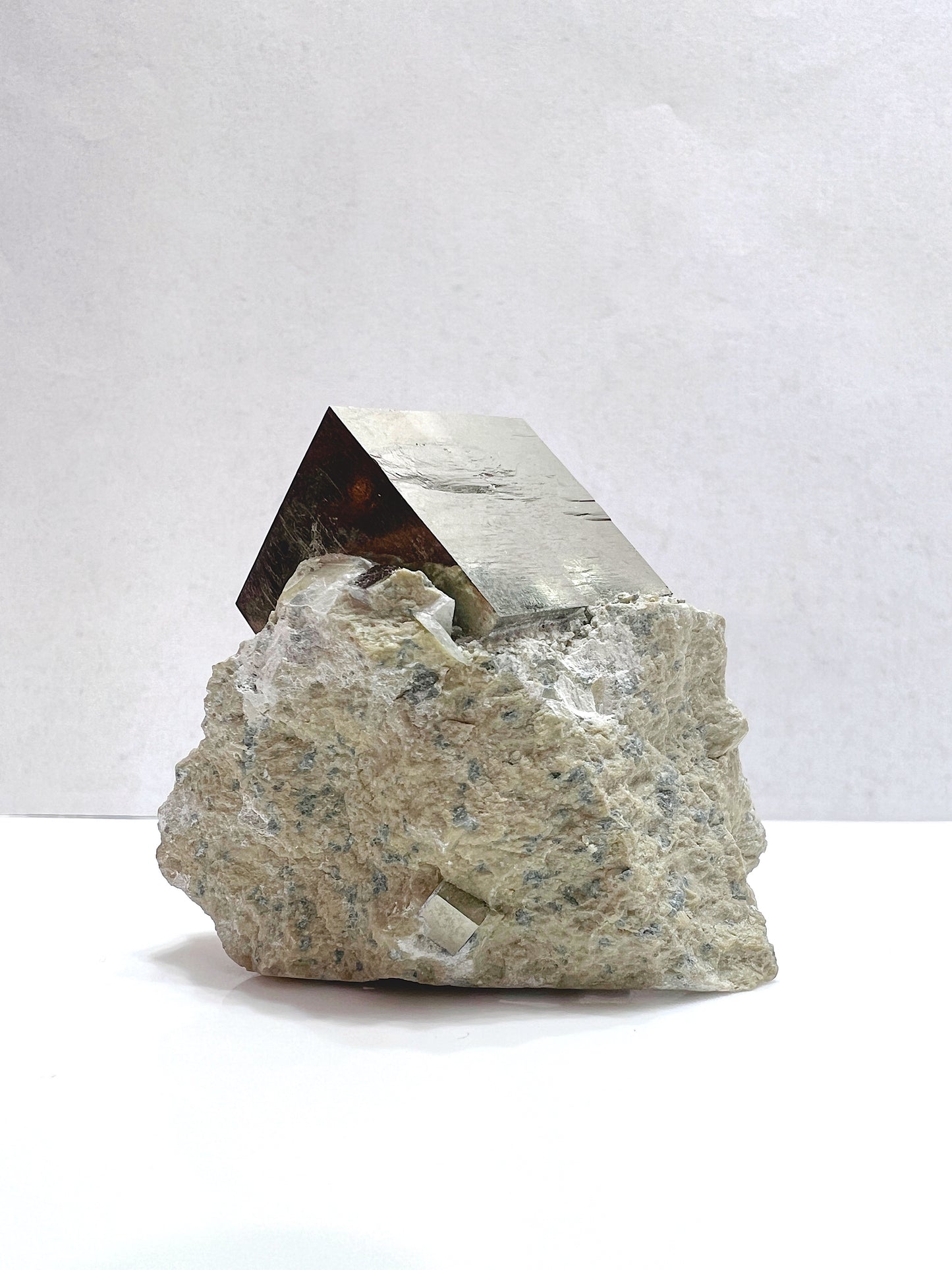 [Crystal] Pyrite on Matrix | Unique Crystal Specimen | Spain