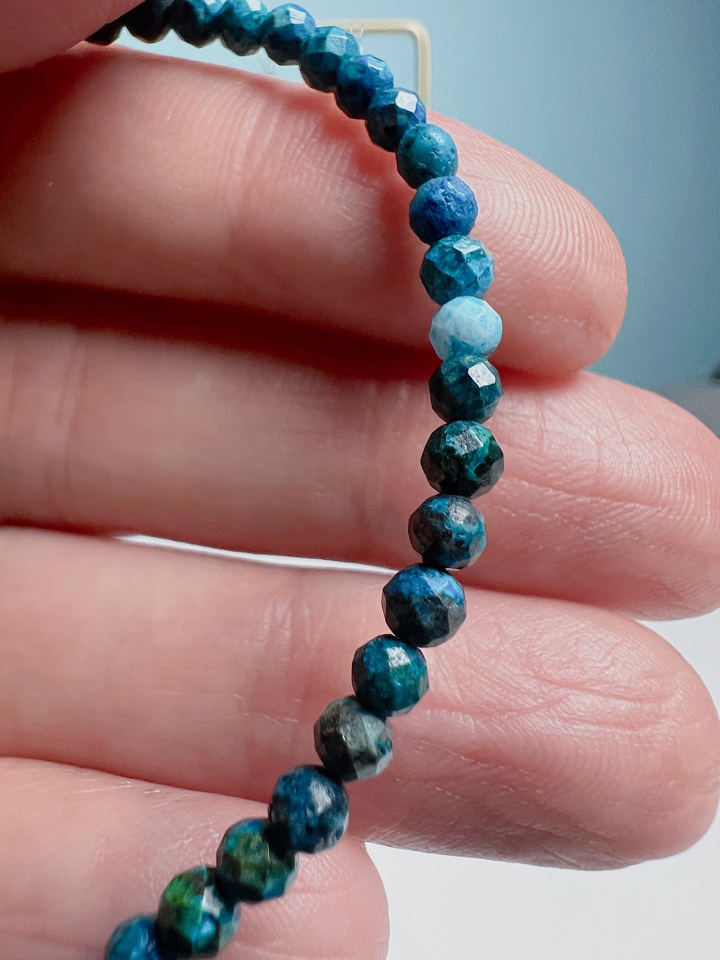 ☆ CHRYSOCOLLA Bracelet & Earrings