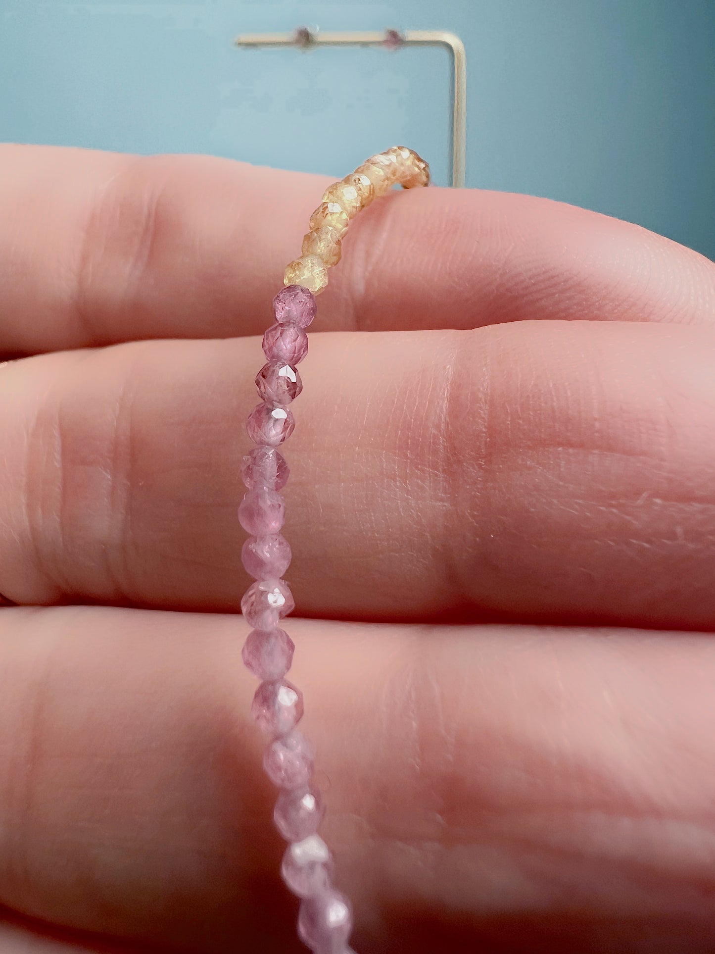 ☆ WATERMELON TOURMALINE Bracelet & Earrings