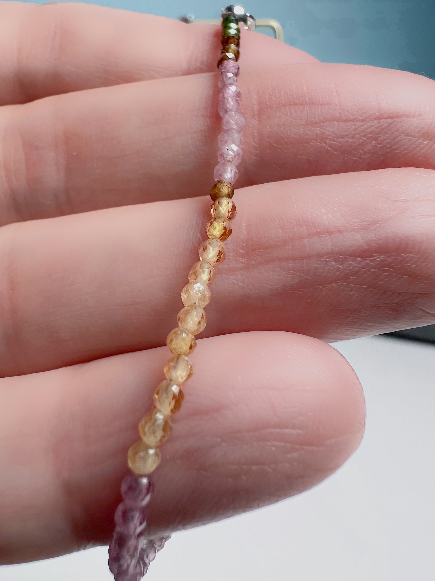 ☆ WATERMELON TOURMALINE Bracelet & Earrings