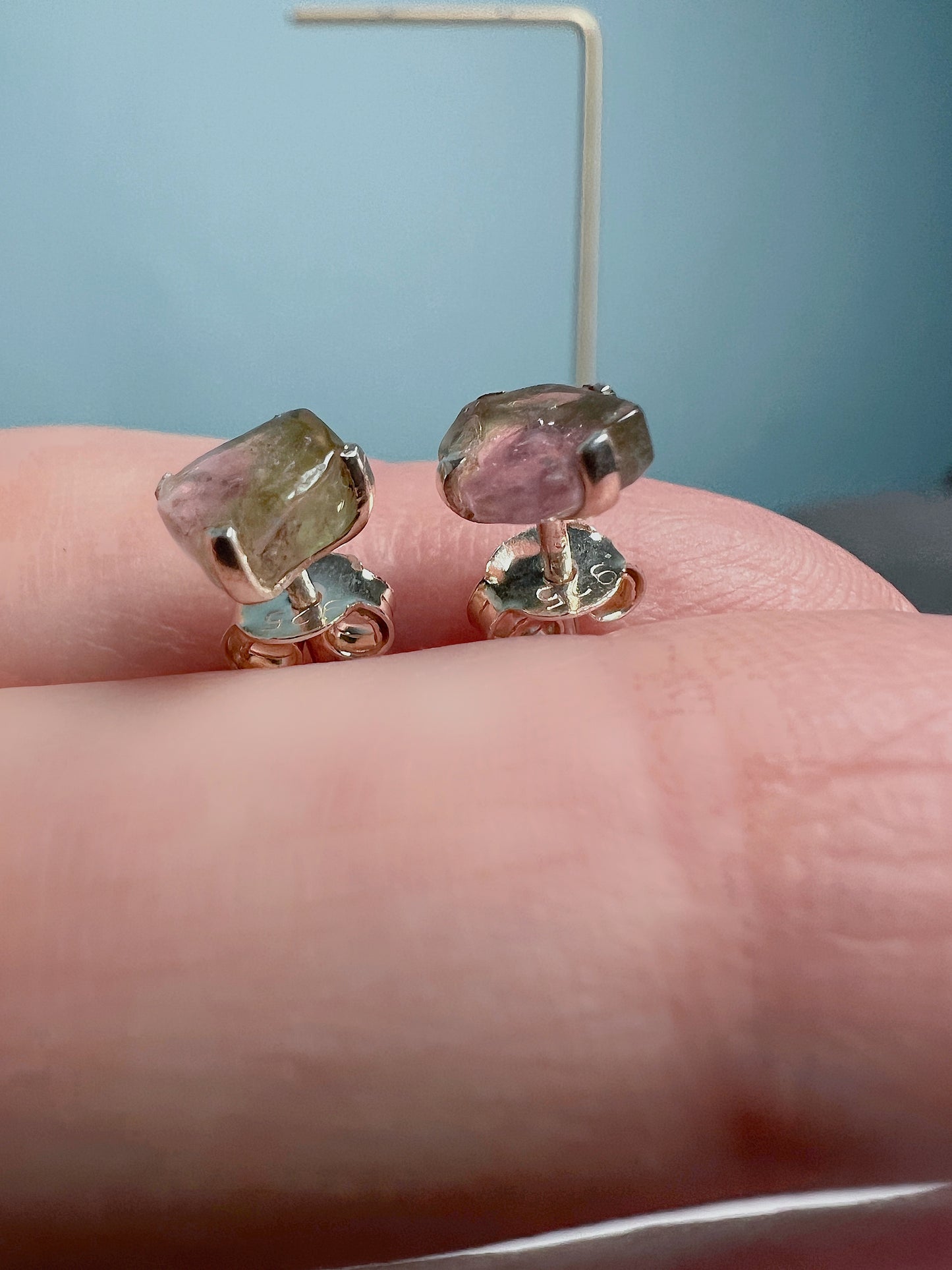☆ WATERMELON TOURMALINE Bracelet & Earrings