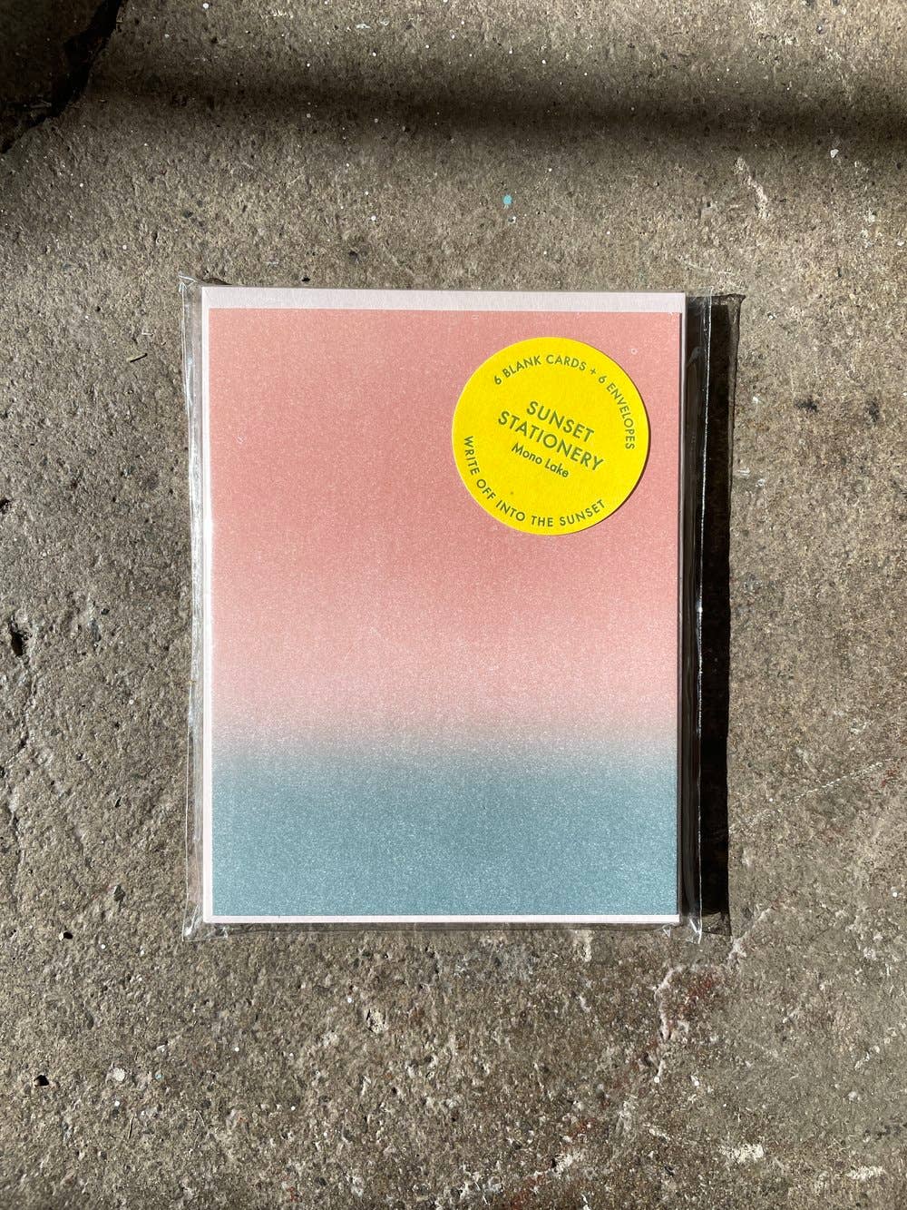 Mono Lake // Sunset Stationery