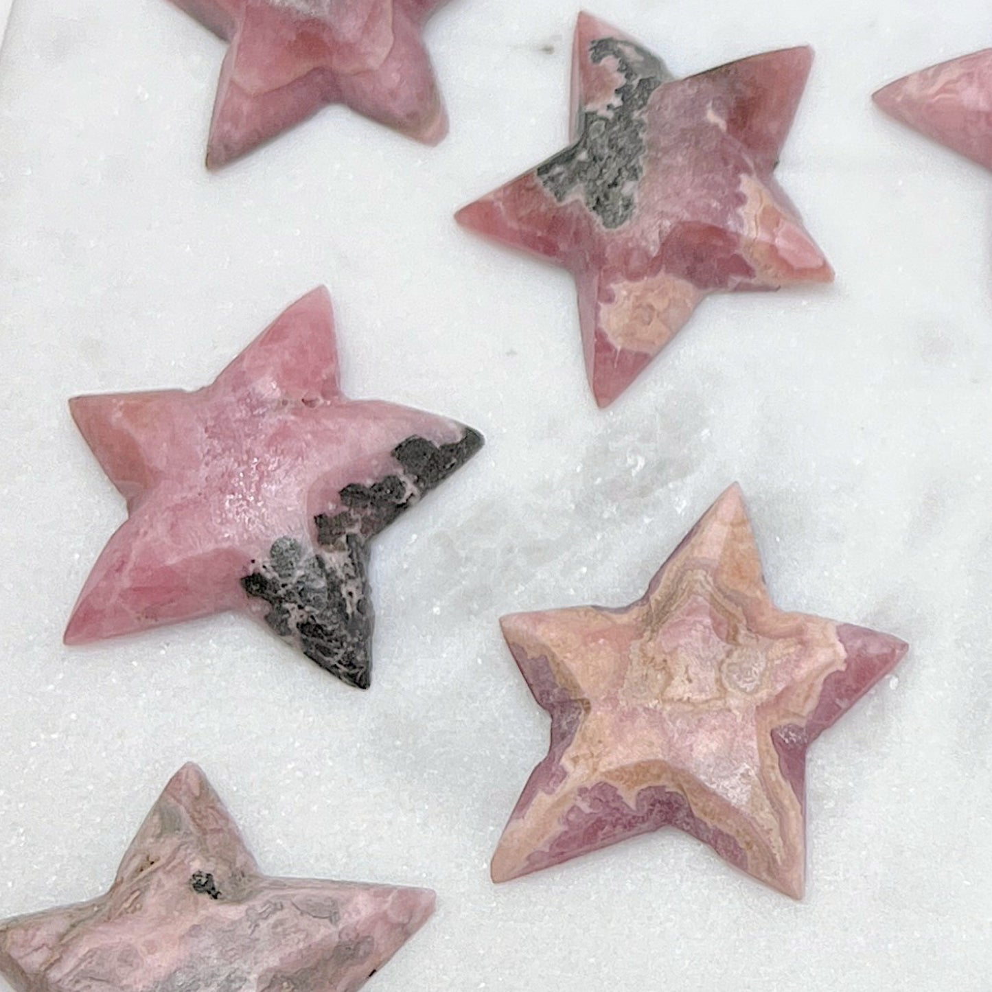 RHODOCHROSITE | STARS | Hand Cut