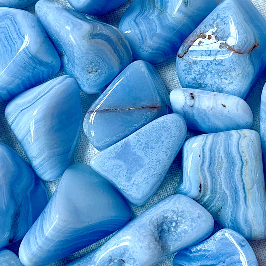 ☆ BLUE LACE AGATE A+