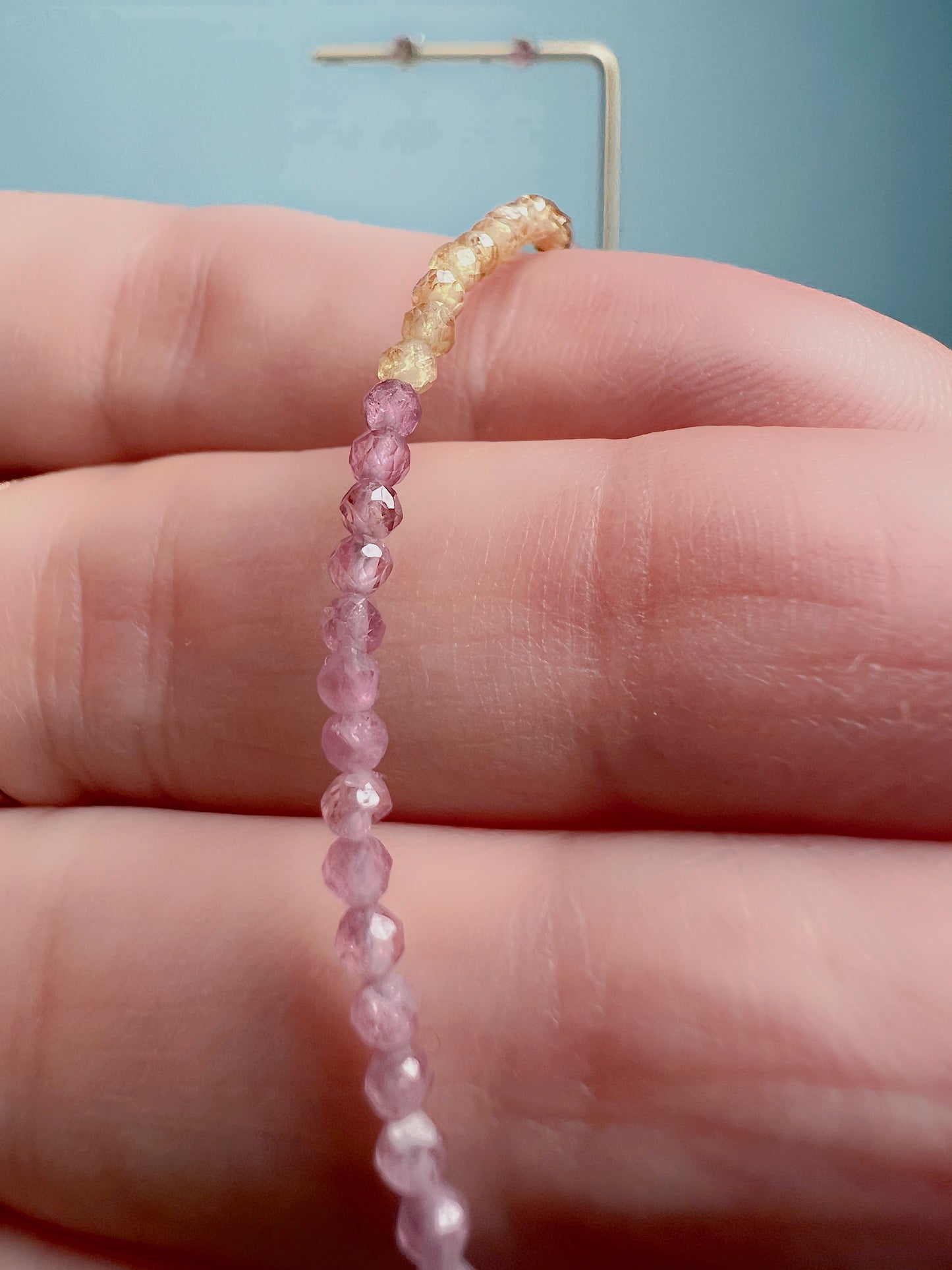 ☆ WATERMELON TOURMALINE  Bracelet & Earrings