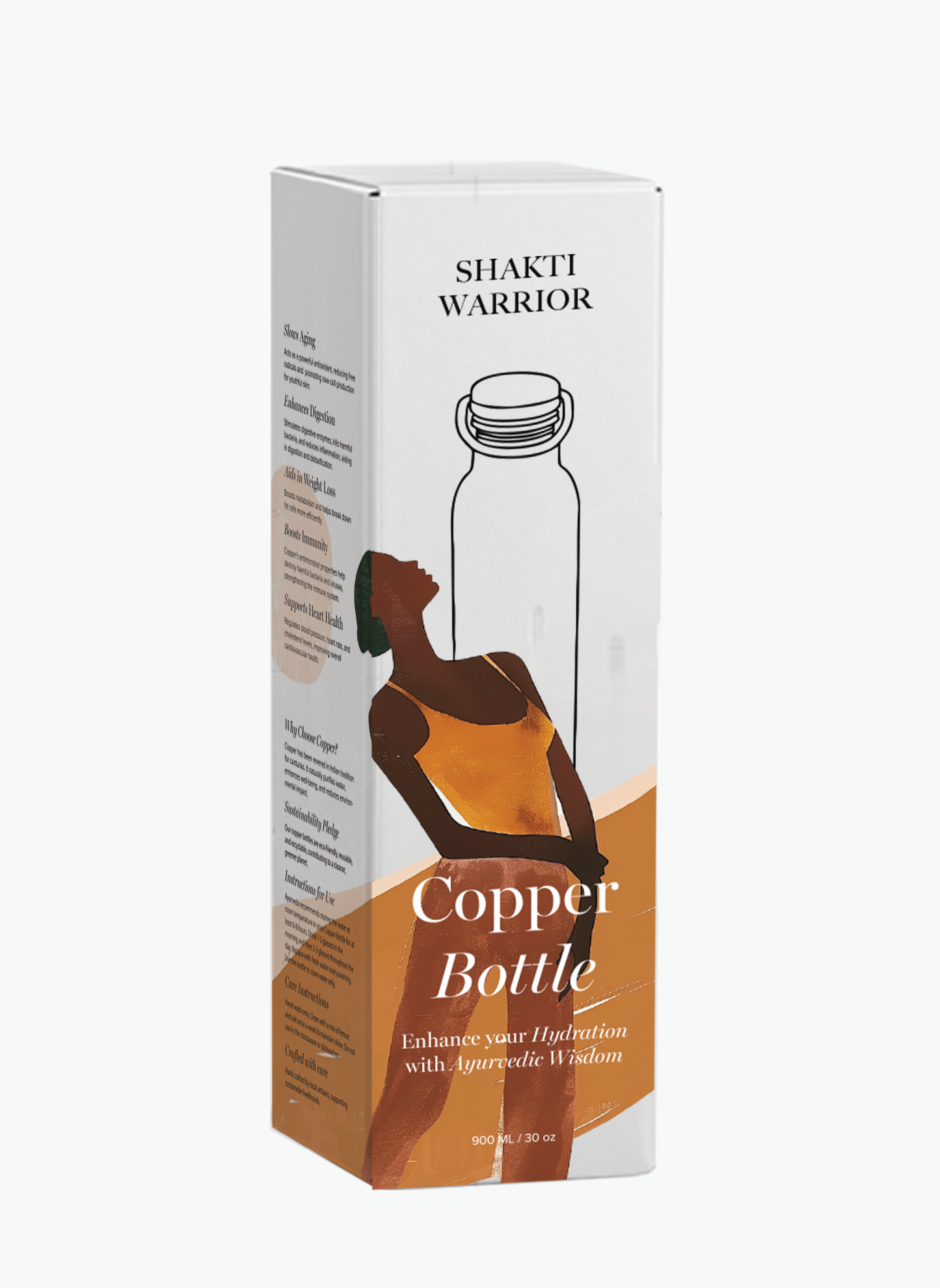 Pure Copper Bottle - Shakti Sipper
