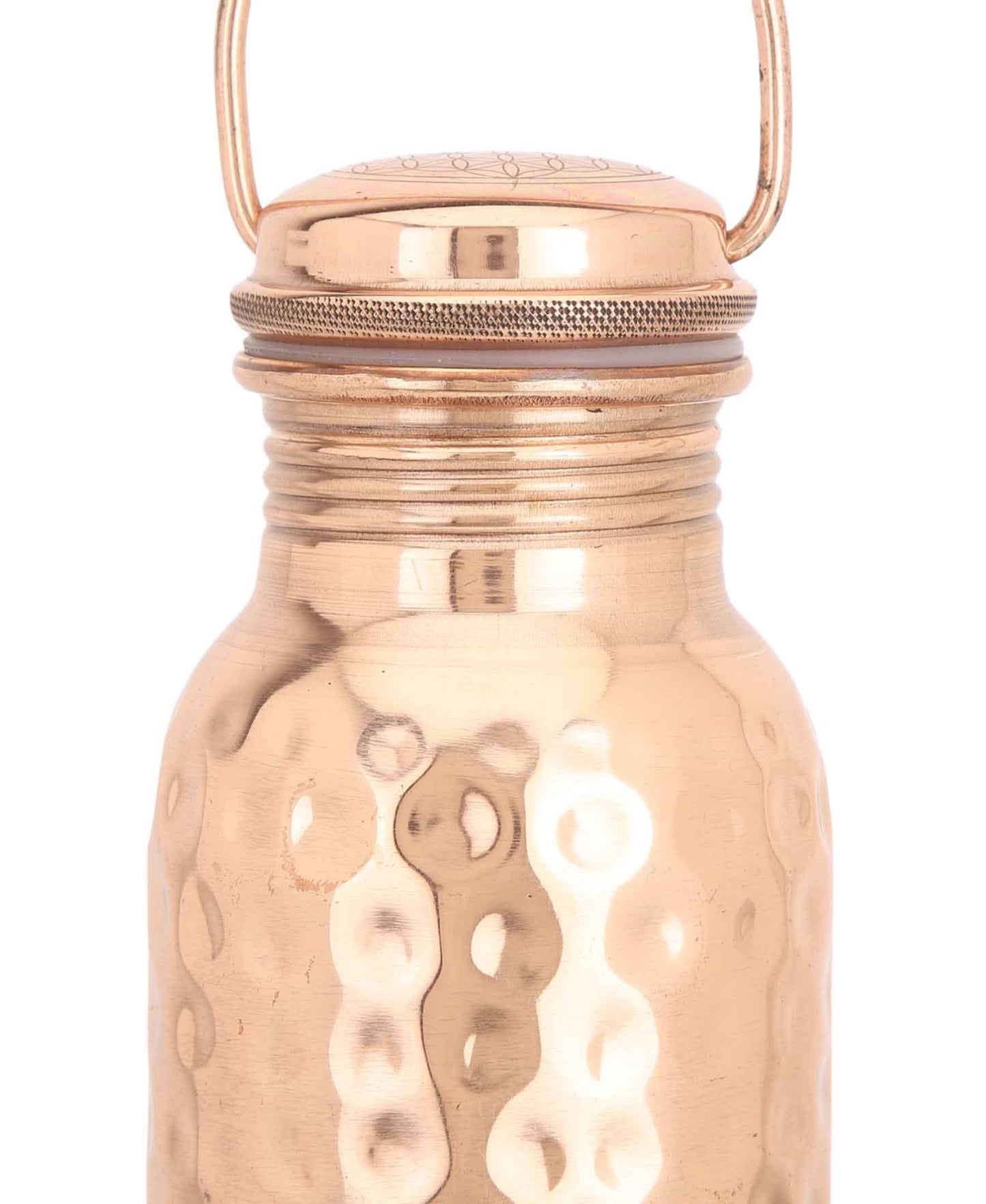 Hammered Tamba Copper Water Bottle